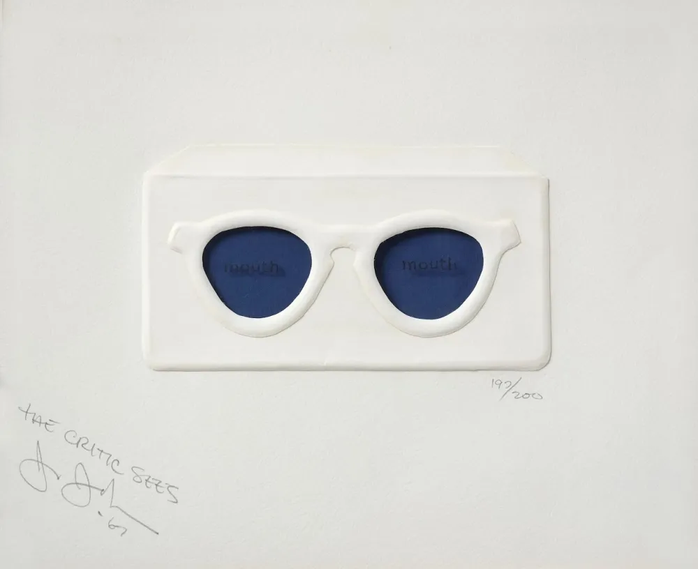 Zeefdruk Johns - The Critic Sees