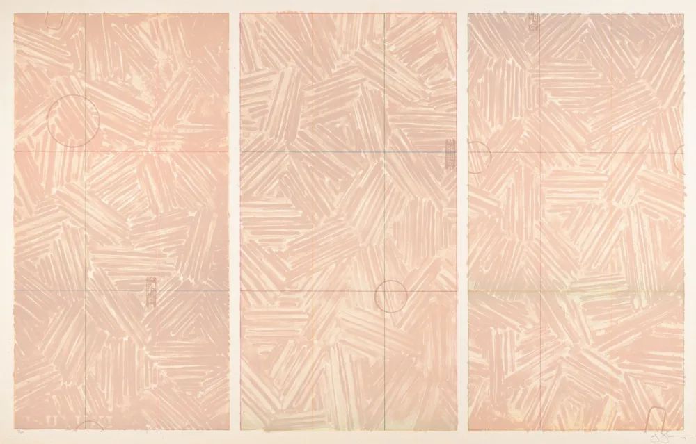 Lithografie Johns - Usuyuki