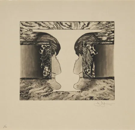 Ets En Aquatint Johns - Valentine