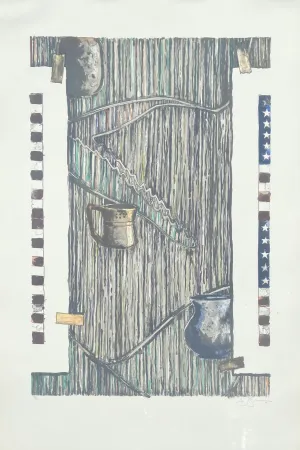 Lithografie Johns - Ventriloquist