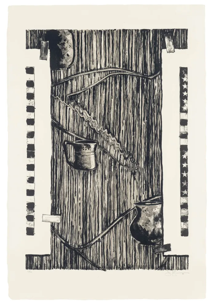 Lithografie Johns - Ventriloquist