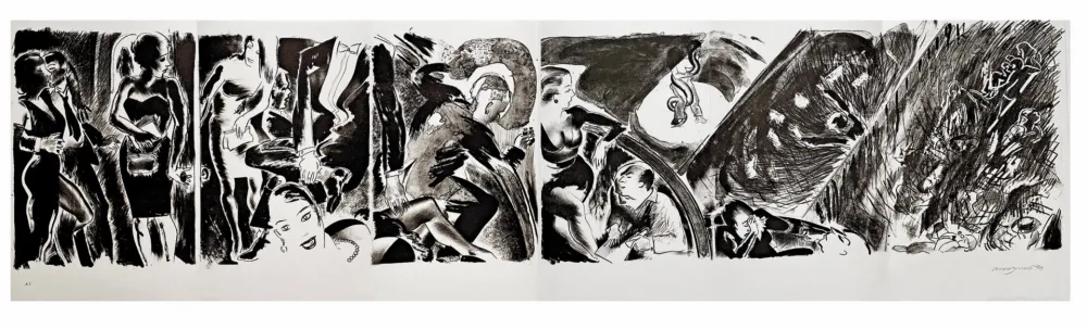 Lithografie Jones - Greasepaint