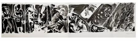 Lithografie Jones - Greasepaint