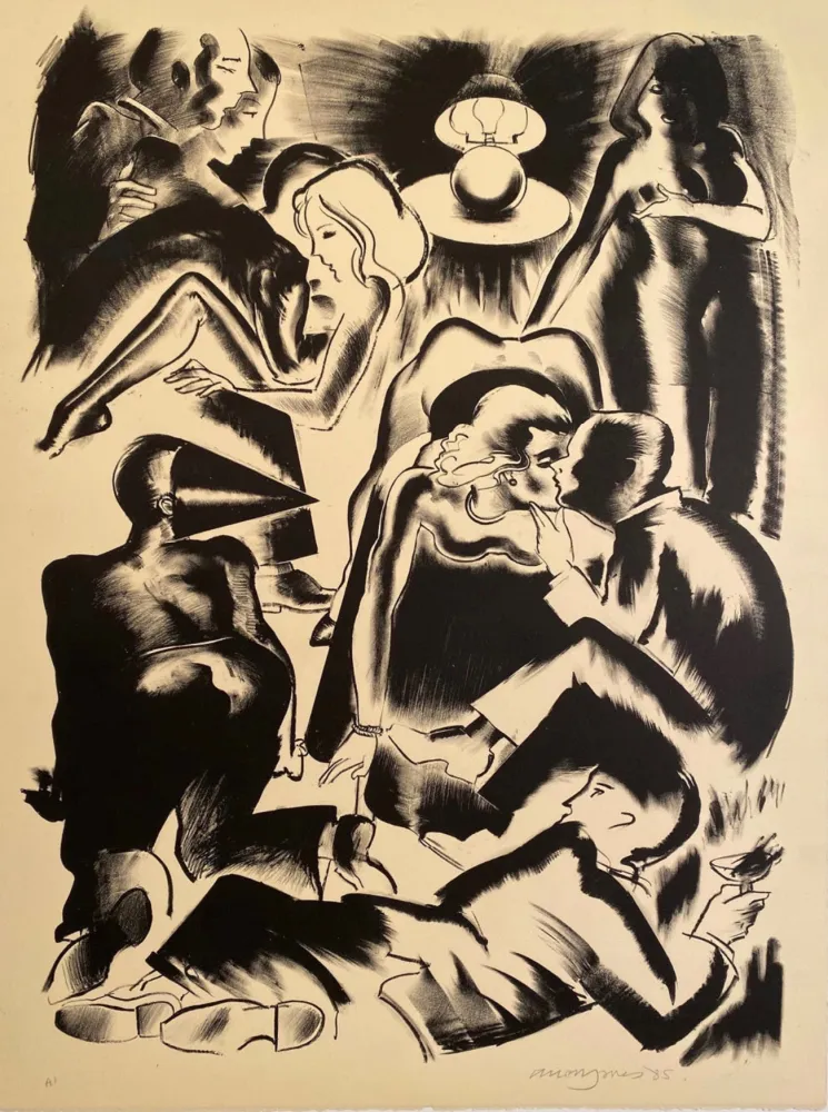 Lithografie Jones - High Society