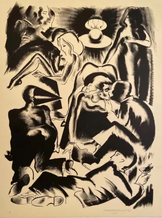 Lithografie Jones - High Society