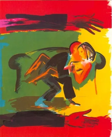 Lithografie Jones - Party Time