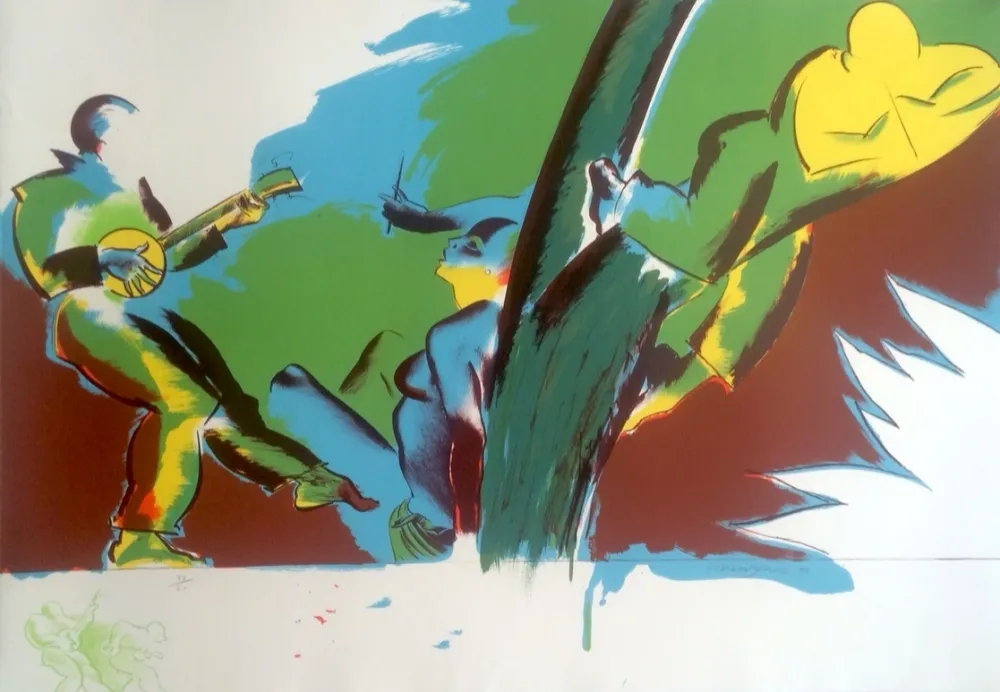 Lithografie Jones - Sans titre