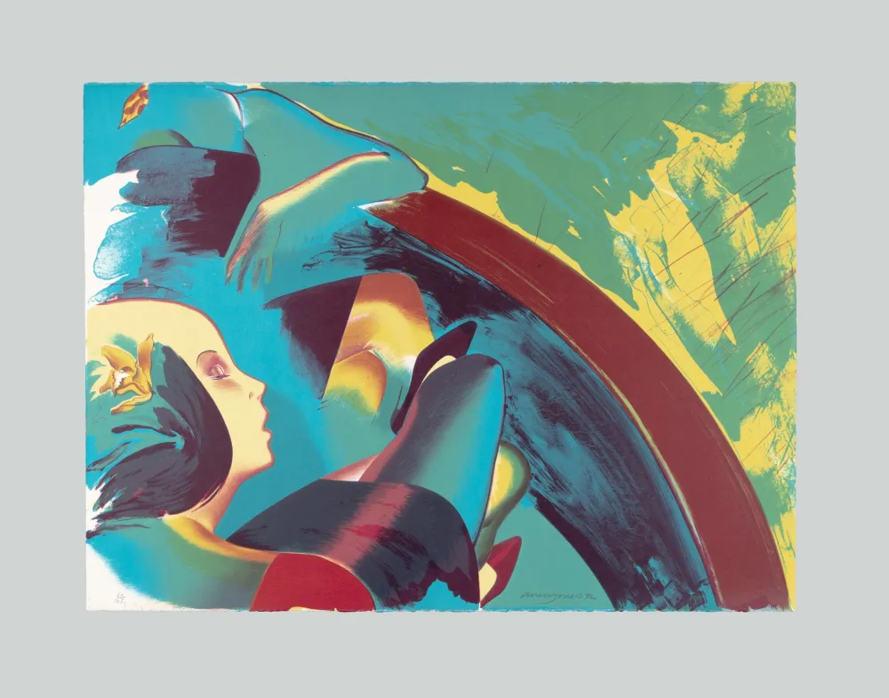 Lithografie Jones - Stage set (2)