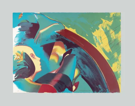 Lithografie Jones - Stage set (2)