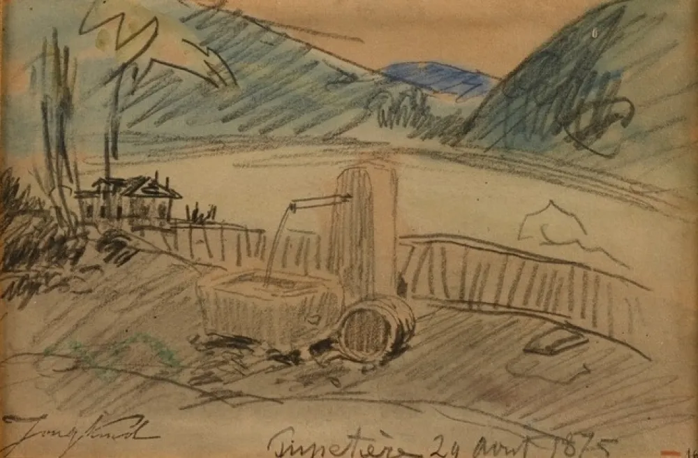 Geen Techniek Jongkind - La Fontaine , Pupetières