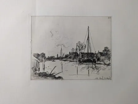 Ets Jongkind - Le canal / The Canal