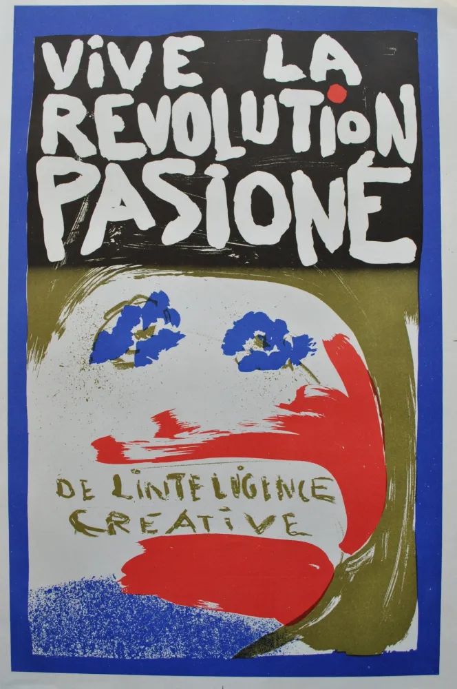 Geïllustreerd Boek Jorn - Affiche originale d'époque