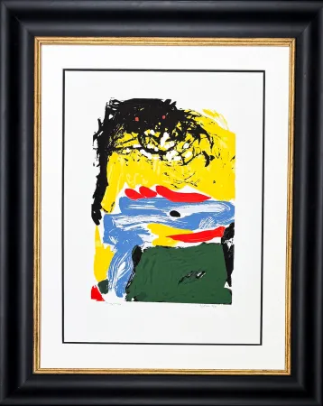 Zeefdruk Jorn - Asger Jorn (1914–1973) - Color Serigraph on paper - 1970