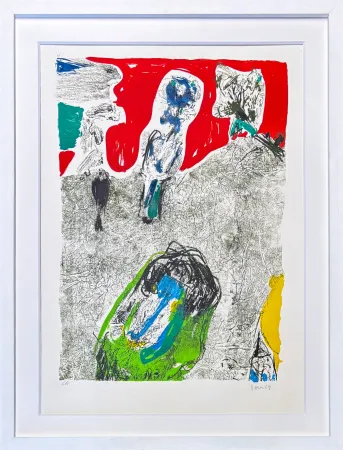Lithografie Jorn - Asger Jorn (1914–1973) – La Vallée des charme – 8-colour lithography – 1969