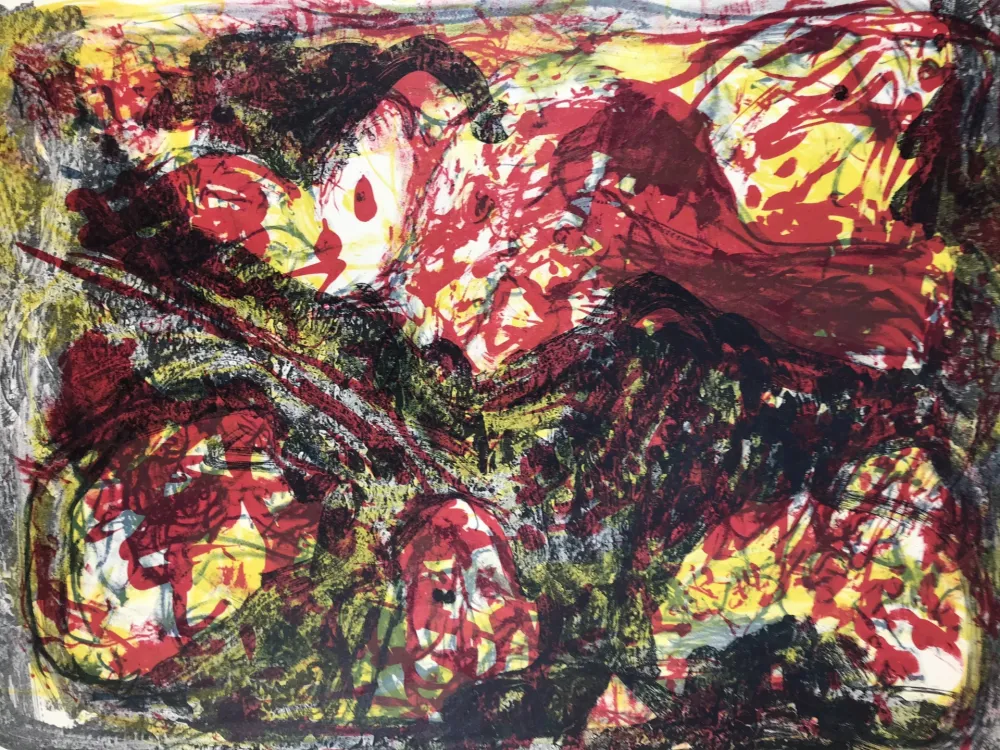 Lithografie Jorn - CLAIR-OBSCUR