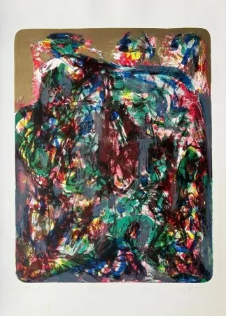 Lithografie Jorn - Composition