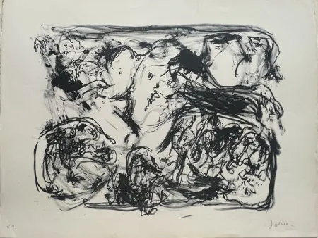 Lithografie Jorn - Composition, Exemplaire d'artiste. EA