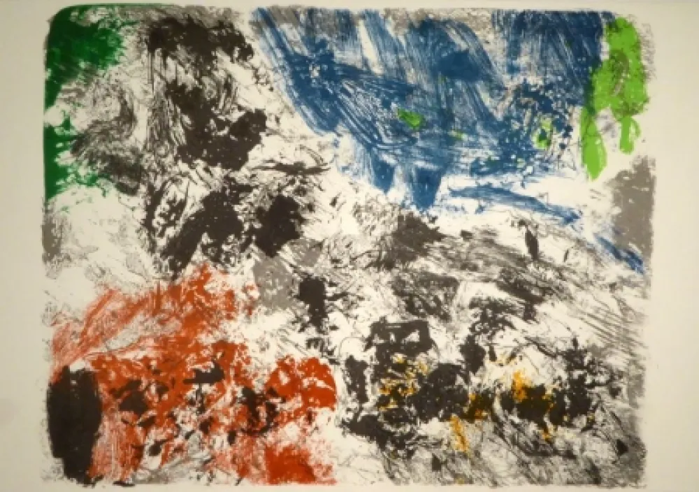 Lithografie Jorn - Die Geschichte vom teuren Brot / Sagan af braudinu dýra