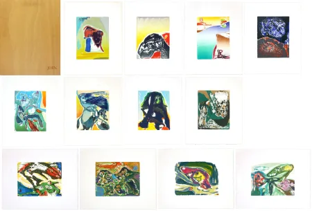 Houtsnede Jorn - Etudes et surprises