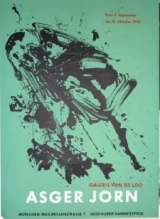 Lithografie Jorn - Exposition Galerie VAN DE LOO 