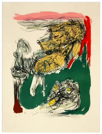 Lithografie Jorn - Grand déménagement