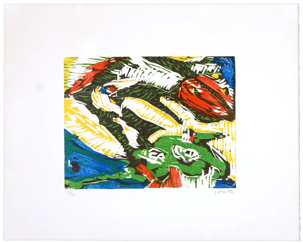 Lithografie Jorn - Gravitation aggravée