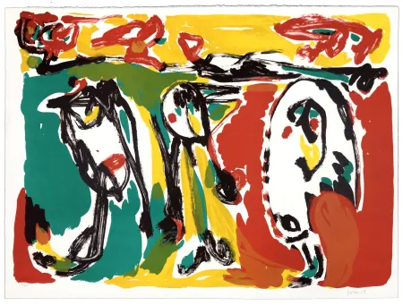 Lithografie Jorn - Hautes Pyréenées