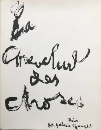 Geïllustreerd Boek Jorn - La Chevelure des Choses