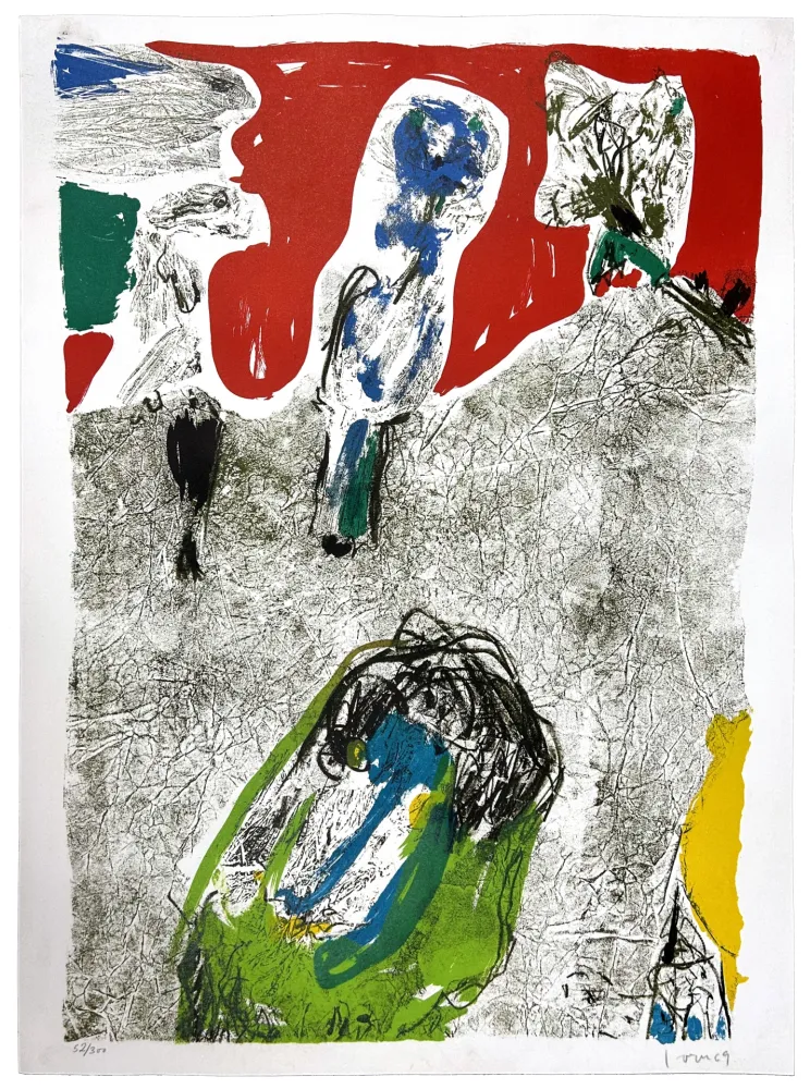 Lithografie Jorn - La vallée de Charme