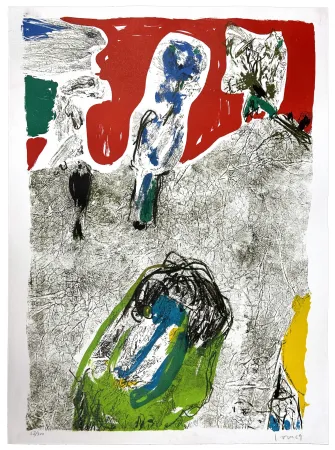 Lithografie Jorn - La vallée de Charme