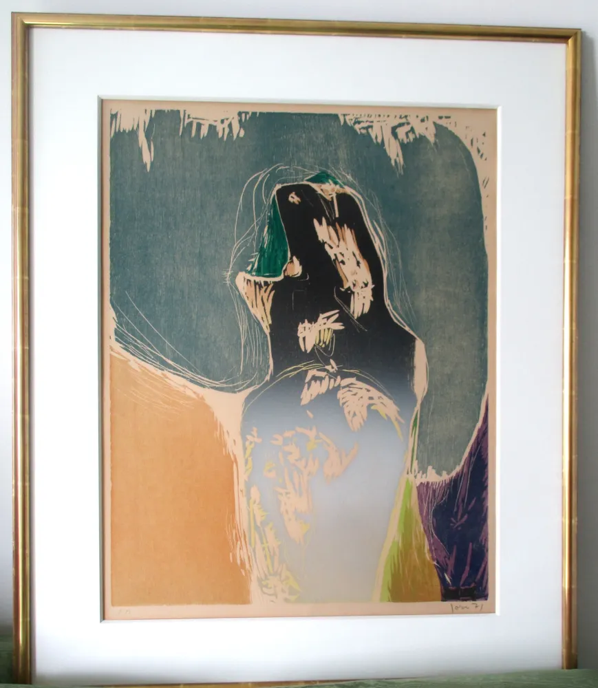 Houtsnede Jorn - Le futur du passé