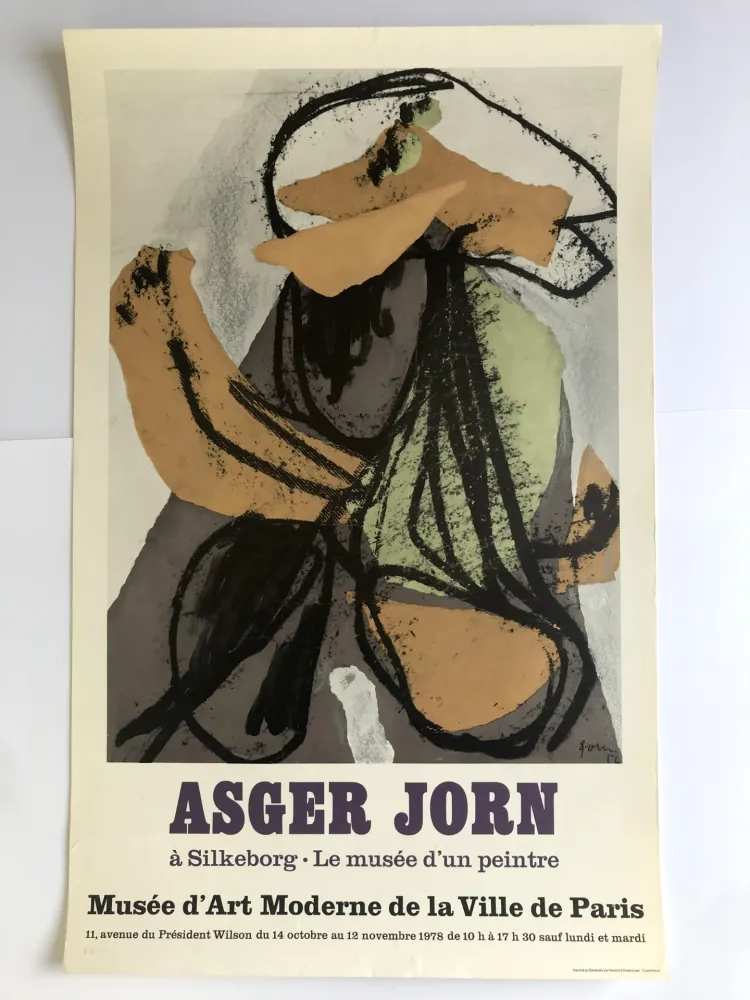 Poster Jorn - Musée d'art moderne de la Ville de Paris