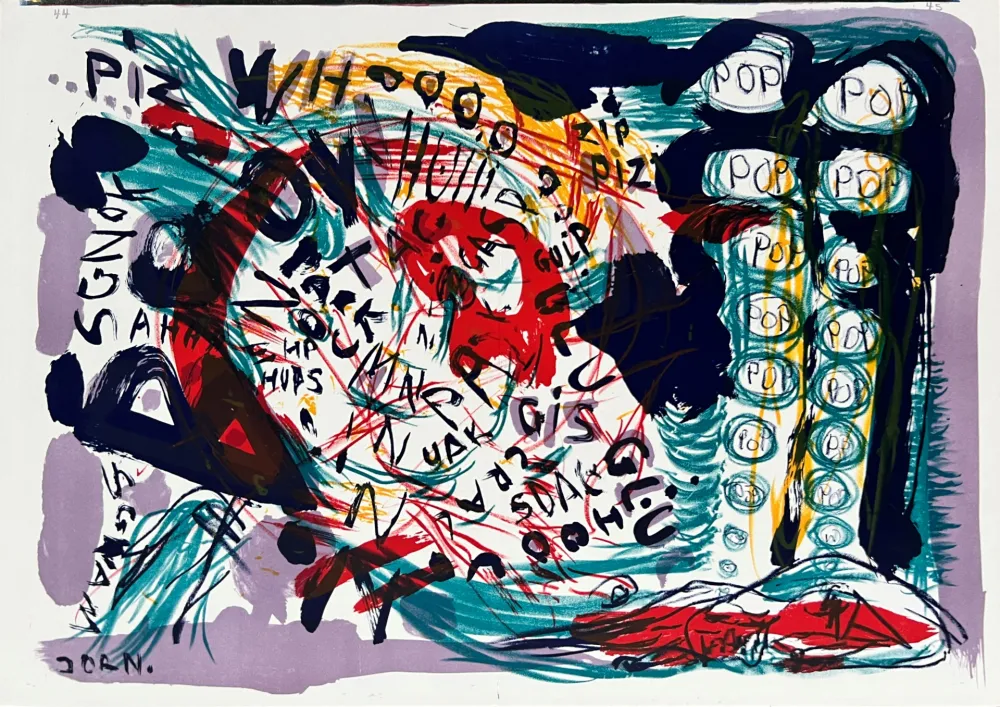 Lithografie Jorn - One Cent Life