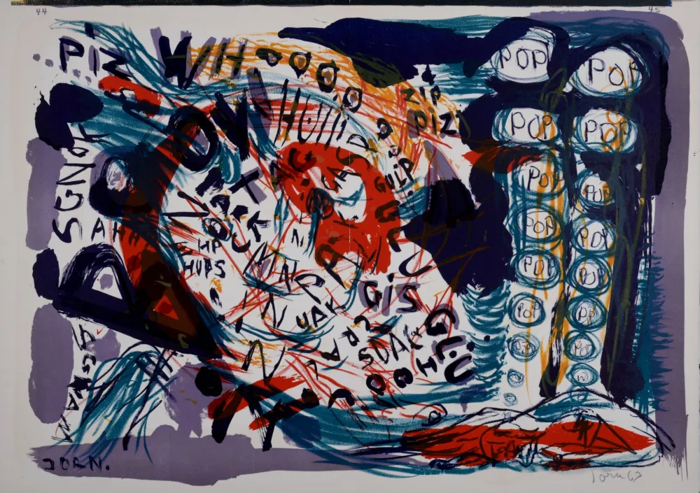 Lithografie Jorn - One Cent Life, 1964