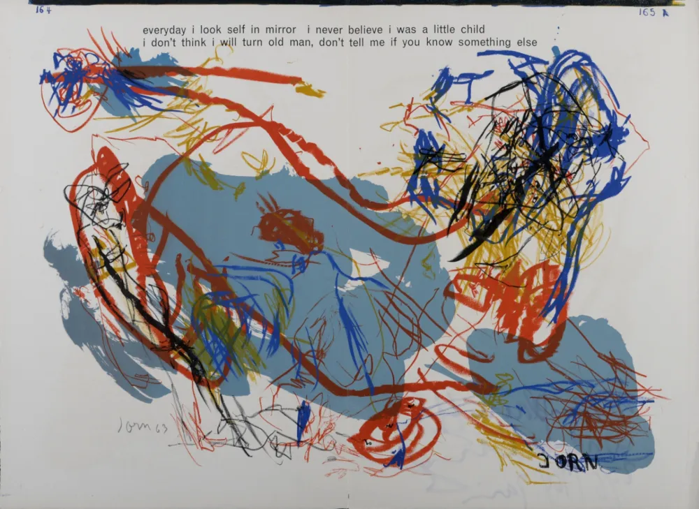 Lithografie Jorn - One Cent Life : Cobra