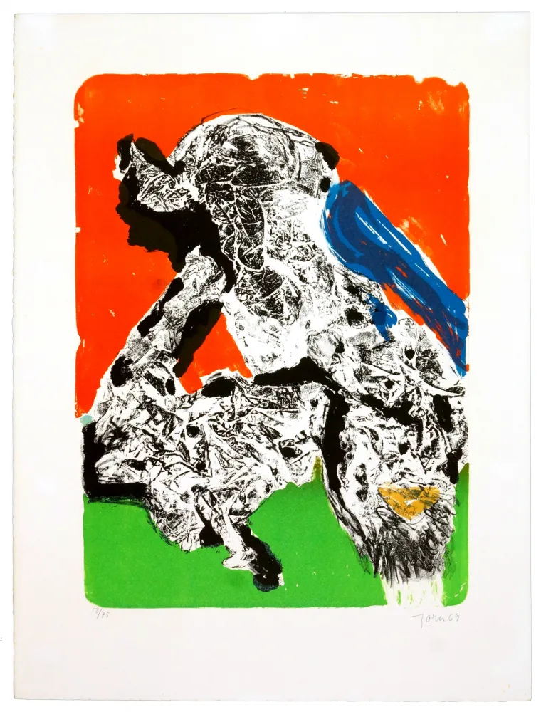 Lithografie Jorn - Provocation ratée
