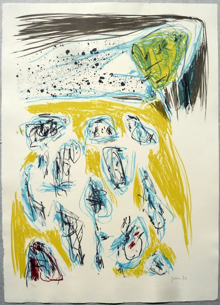 Lithografie Jorn - Sans Titre 