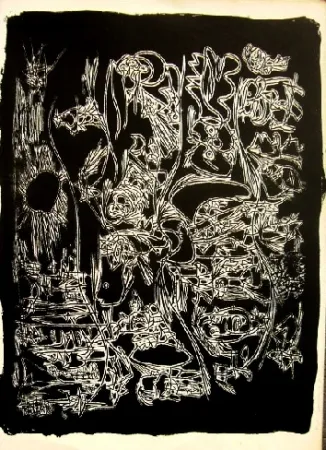 Lithografie Jorn - Sans titre 