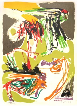 Lithografie Jorn - Stabisme Pastoral