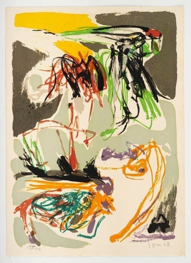 Lithografie Jorn - Stabisme Pastoral