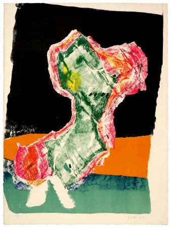 Lithografie Jorn - Sur le Pont d'Or