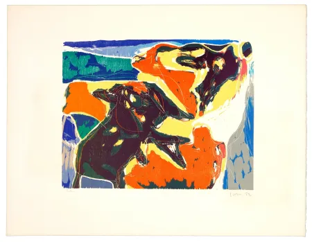 Houtsnede Jorn - Uden title