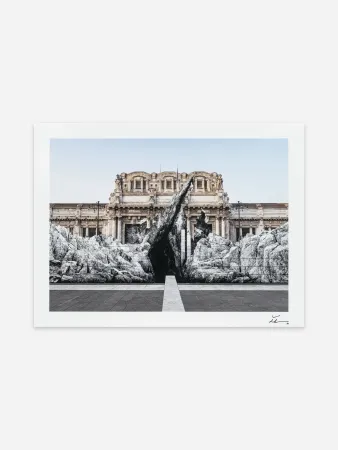 Lithografie Jr - La Nascita, Milano Centrale, Italie