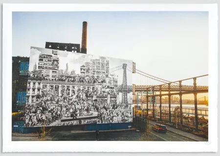 Lithografie Jr - The Chronicles of New York City, Domino Park, USA, 2020