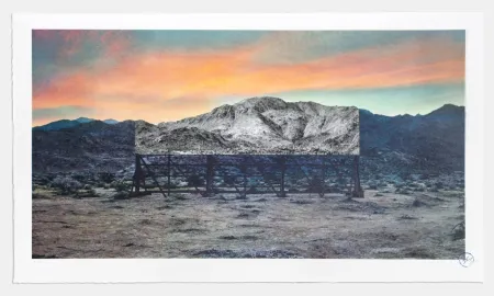 Lithografie Jr - Trompe l'oeil, Death Valley, Billboard, March 4, 2017