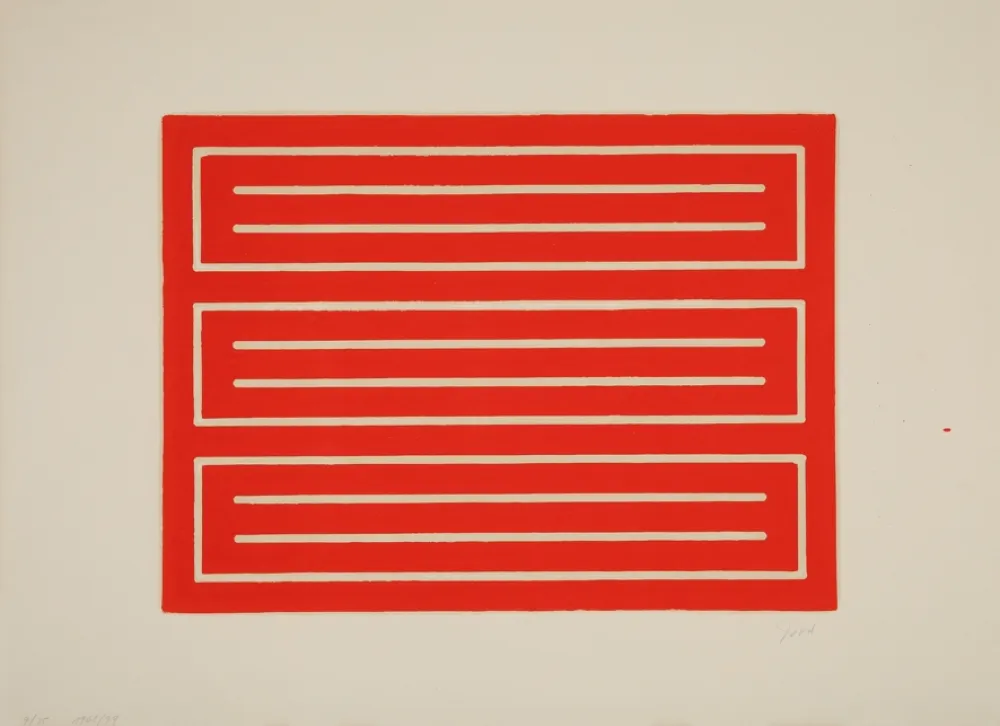 Houtsnede Judd - 