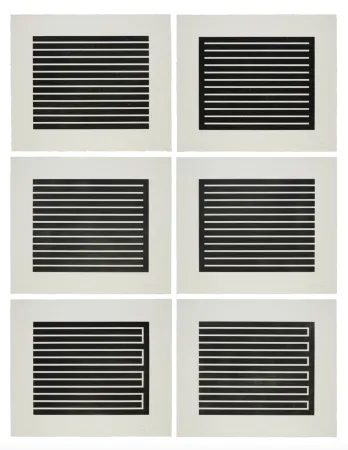Aquatint Judd - Untitled, set of 6 (Schellmann 118-123) 
