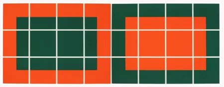 Houtsnede Judd - Untitled; two prints (Schellmann 263-264)