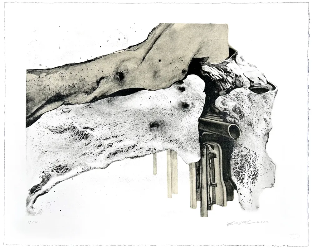 Lithografie Jung-Yeon - Une longue promenade