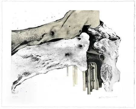 Lithografie Jung-Yeon - Une longue promenade